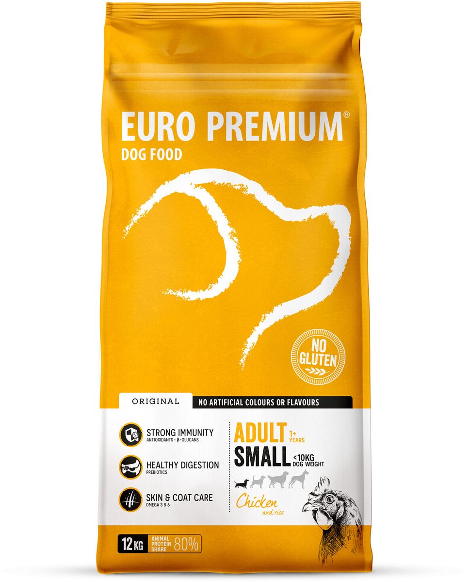 Euro Premium Small Adult - Huhn und Reis - 12 kg