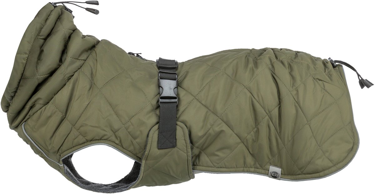 Trixie Hundemantel Minot - Olivgrün - L - 62 cm