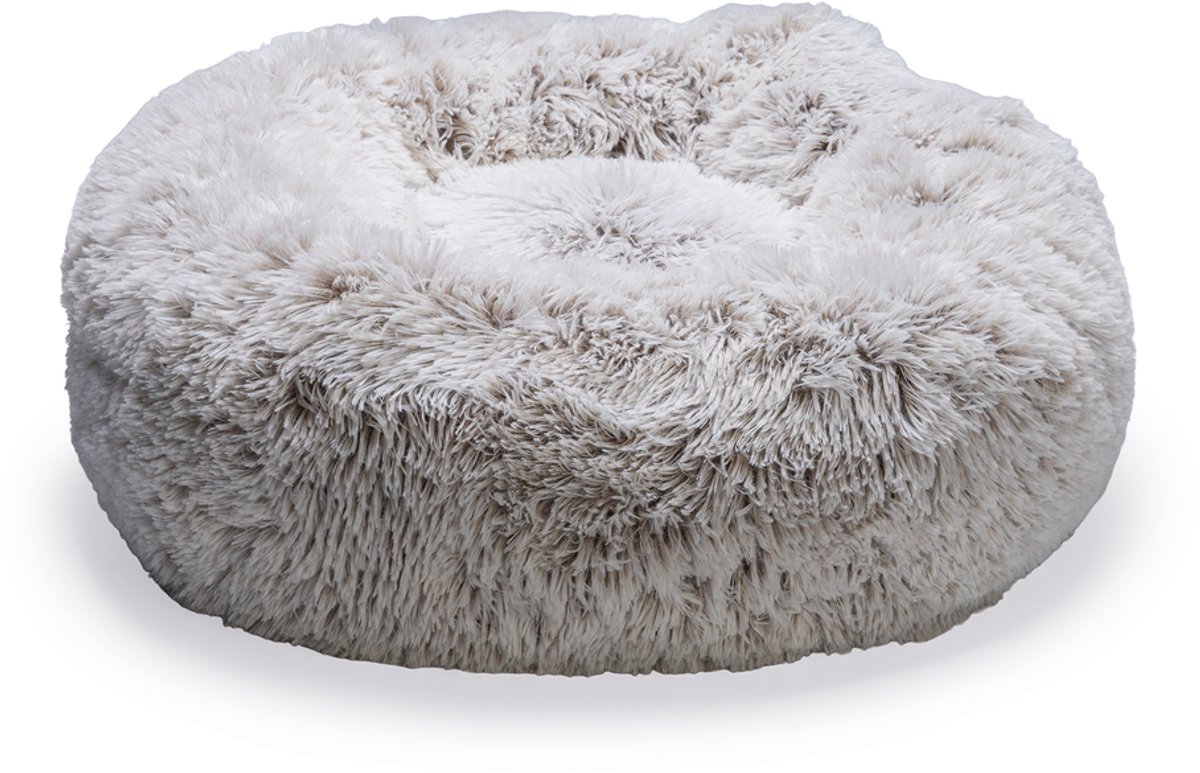 Beeztees Siba Orthopädisches Hundebett - beige - 70 x 70 x 25 cm