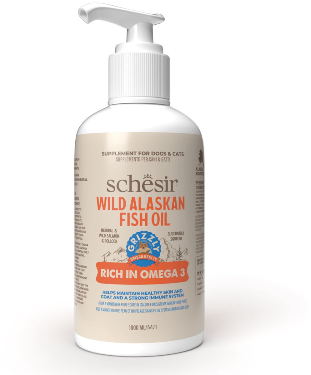 Schesir Grizzly Wild Alaskan Fischöl - 1000 ml