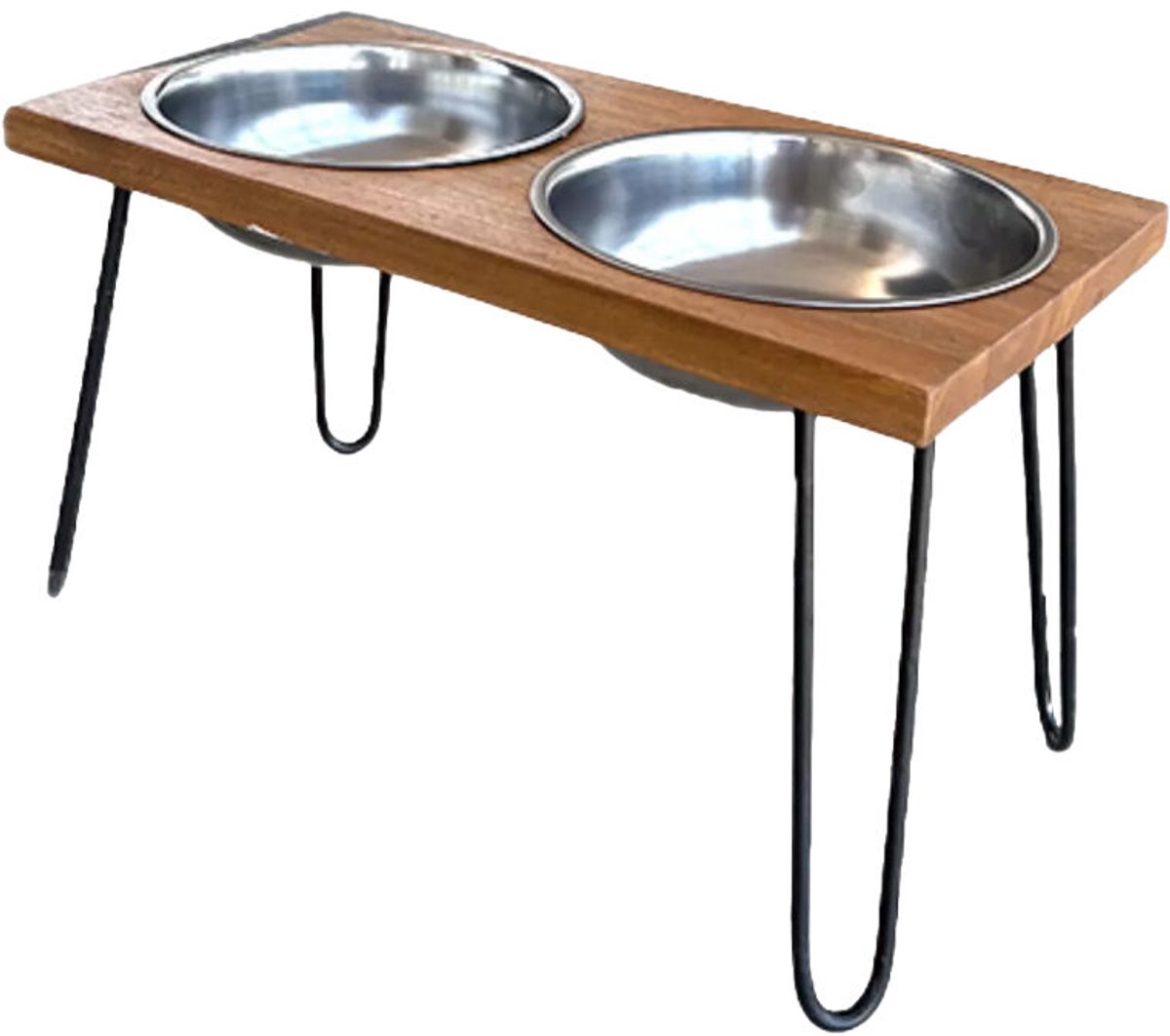 Quapas! Premium Teak Futterstation - M