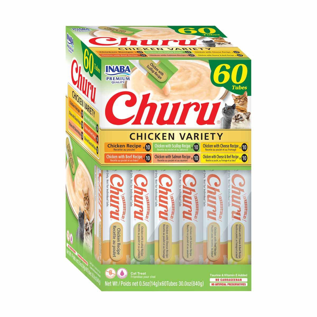 Inaba Churu Variety Box - 60 Stück - Sorte Huhn - 60 Stück
