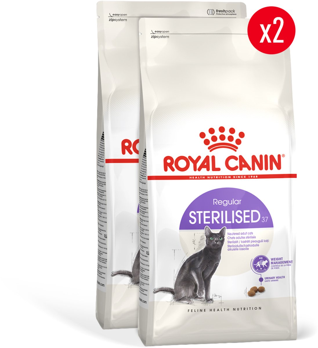 Royal Canin Sterilised 37 - 2 x 10 kg