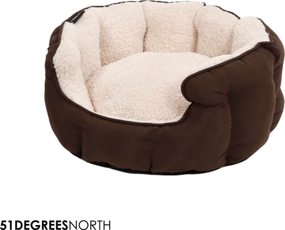 51 Degrees North Sheep Hundekorb - Beige & Braun - S