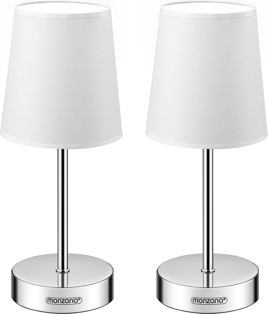 Lampa stołowa Lumière Zestaw 2 szt Biała 32x13x13cm