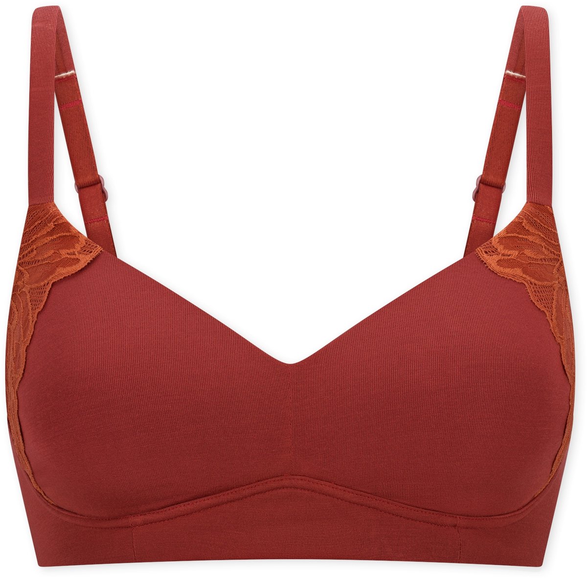 Soft-BH mit Schale Spitze siena - Unique Cotton 75B