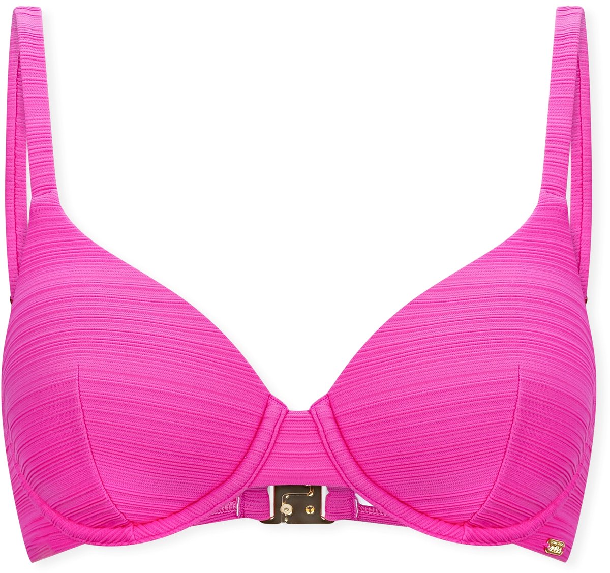 Bikini-Top mit Schale Jersey fuchsia - Aqua 42D