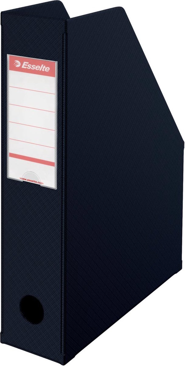 10 x Esselte Zeitschriftenbox A4 PVC schwarz