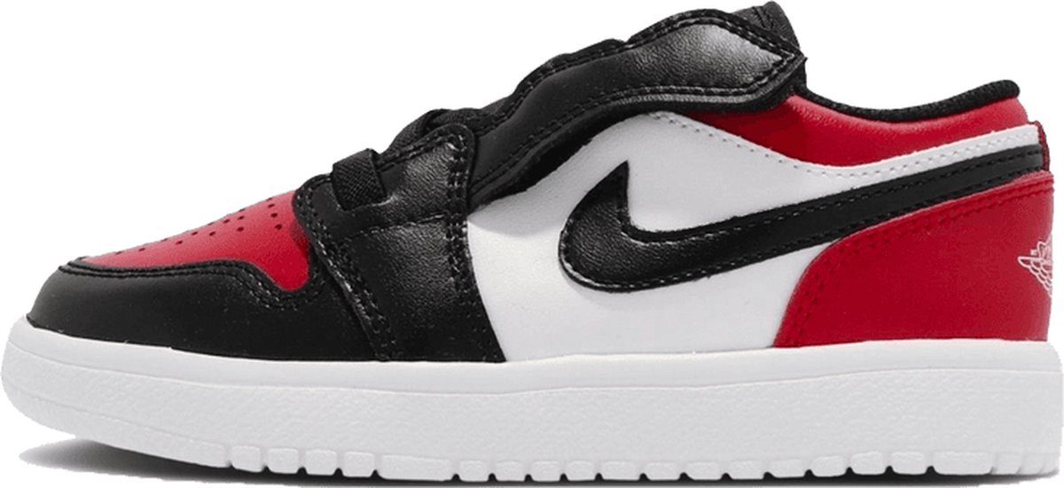 Air Jordan 1 Low ALT PS Bred Toe Kinder-Sneaker Gym-Rot Weiß Schwarz BQ6066-612 33.5