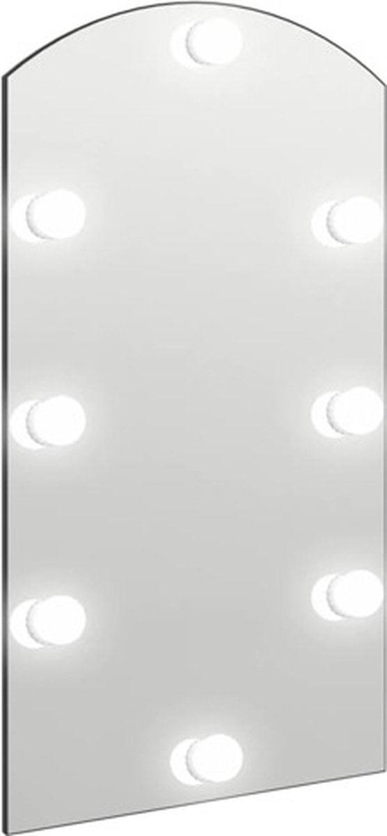 Vidaxl Kronleuchter mit LED-Lampen, 90x45 cm, Glas, mit Bogen