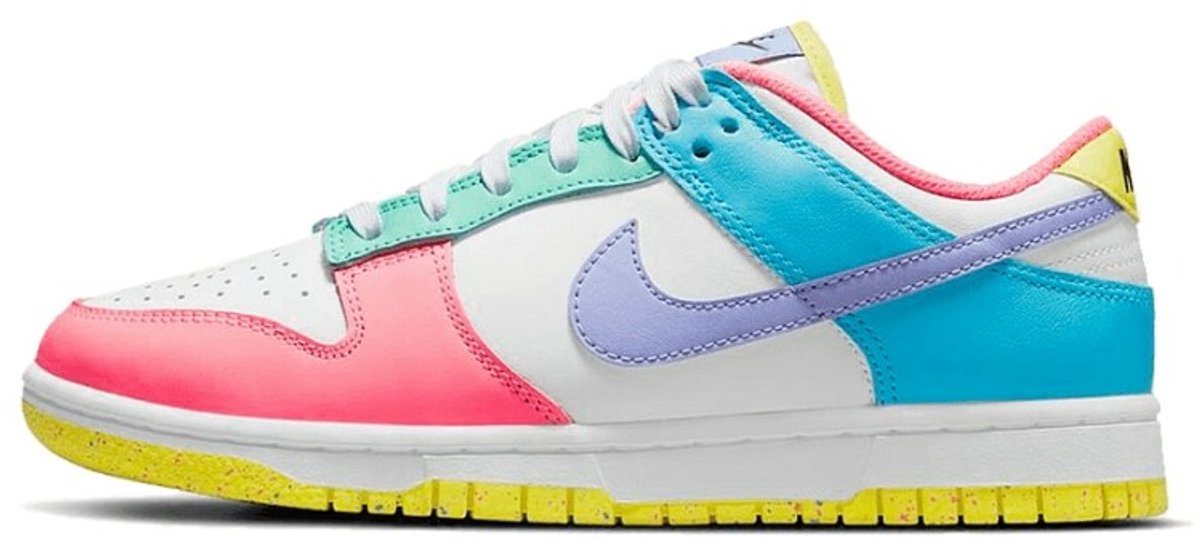 Nike Dunk Low SE Candy Damen-Sneaker Mehrfarbig Weiß Green-Glow DD1872-100 37.5