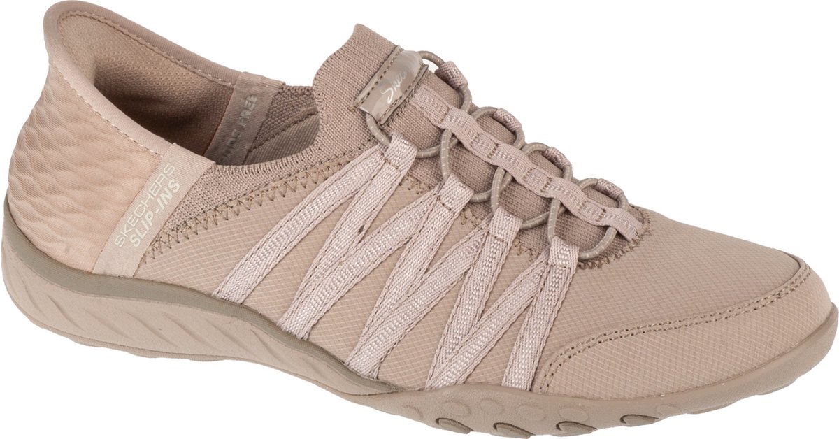 Skechers Slip-Ins: Breathe Easy - Roll With Me, beige Damen Sneaker 40