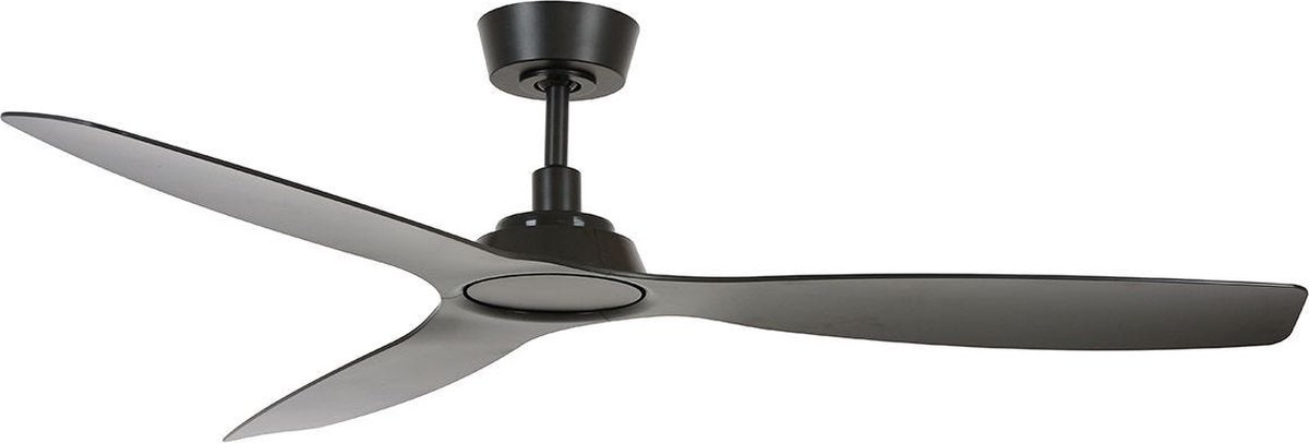 Moto Deckenventilator, schwarz, Ø 132 cm, leise - Beacon Beacon Lighting - Wohnzimmer - Modern - Kunststoff
