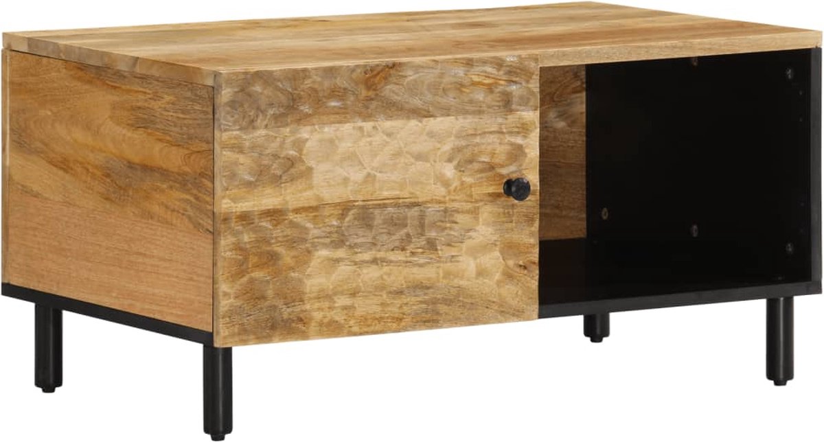 Vidaxl Couchtisch, 80x50x40 cm, Massives Mangoholz