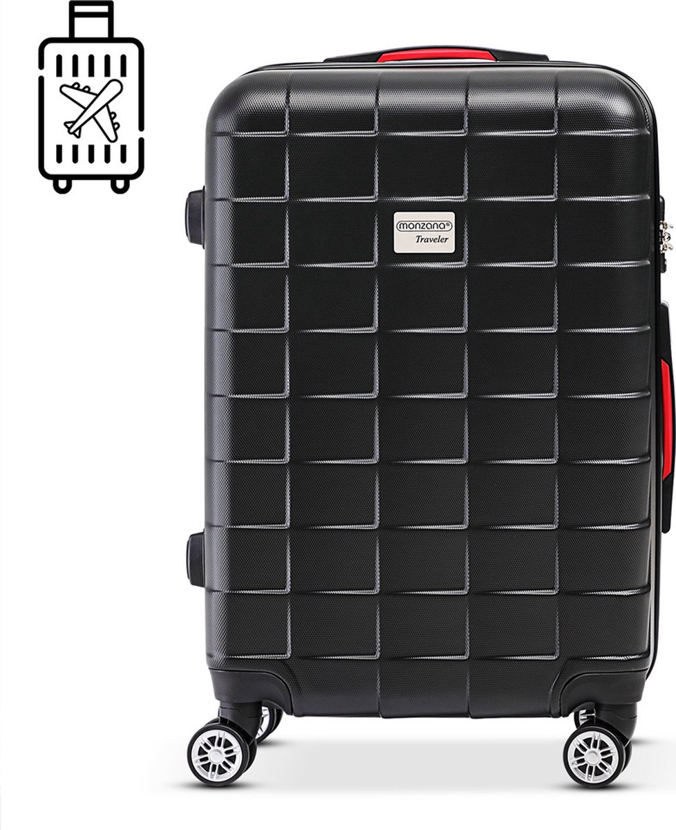 Walizka twarda Exopack Czarny L w ABS 80l 65x41x27cm