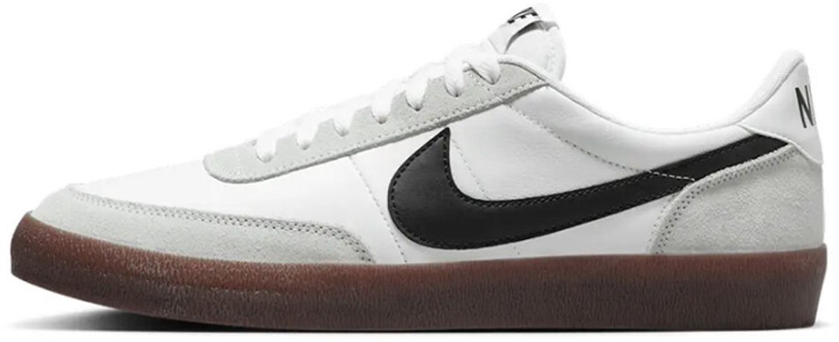 Nike Killshot 2 Leder Weiß Schwarz Gummi Herren Sneaker Hell-Silber Gummi-Dunkelbraun HF1054-100 42.5
