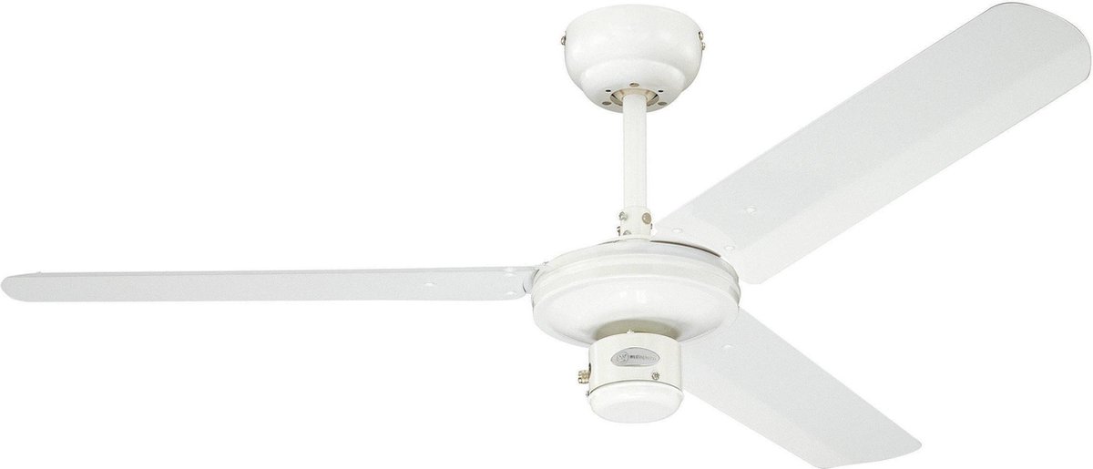 Industrial Deckenventilator weiß leise Ø122cm - Westinghouse - Wohnzimmer - Modern - Metall