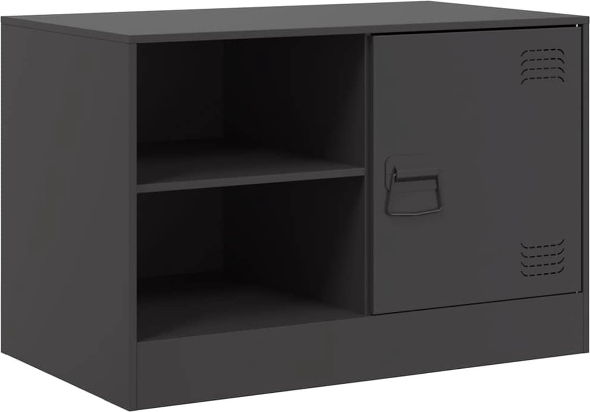 Vidaxl TV-Schrank, Schwarz, 67X39X44 Cm, Stahl