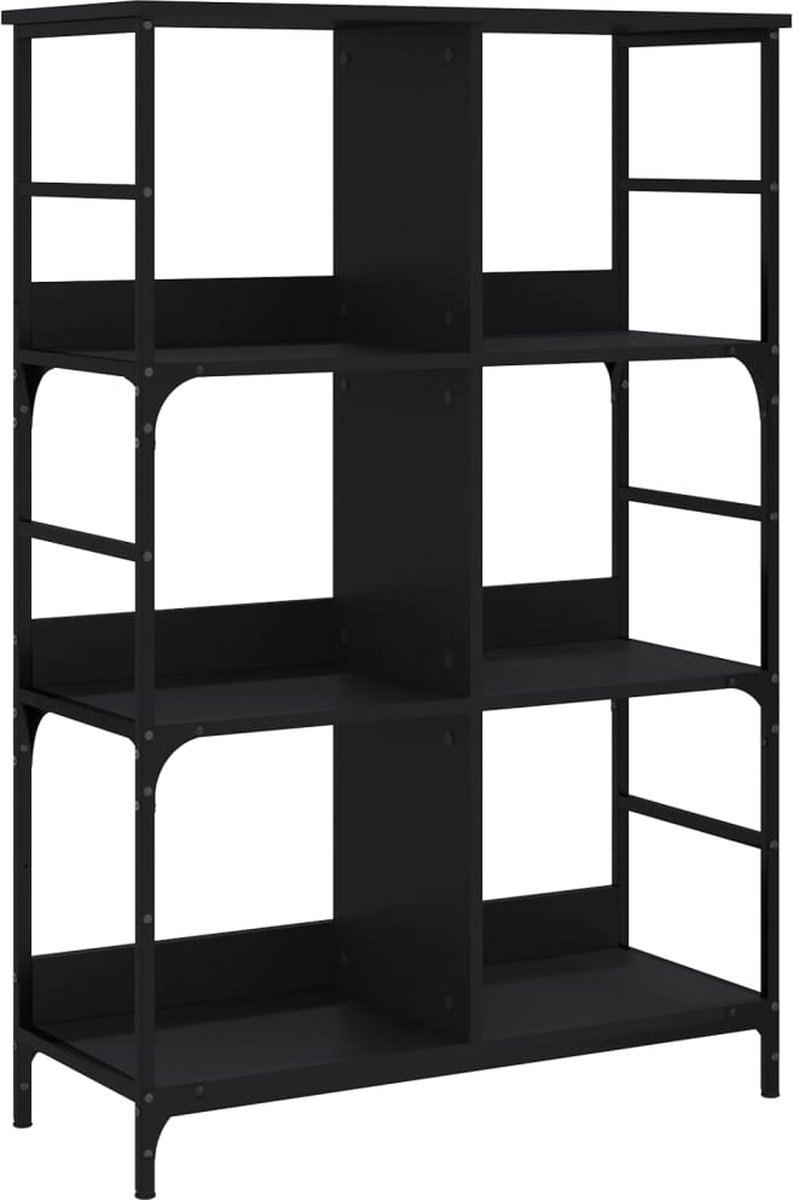 Vidaxl Bücherregal, Schwarz, 78,5X33X117,5 Cm