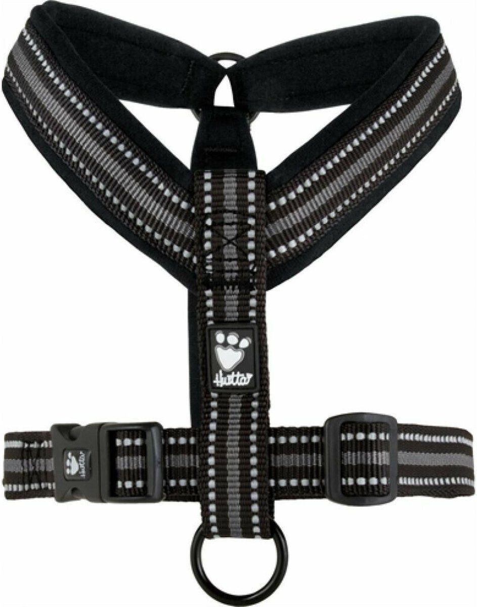 Hurtta Geschirr Casual-Y Eco - Schwarz - 60-70 cm