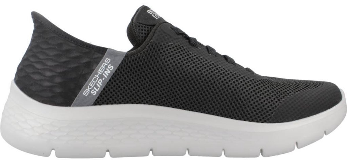 Skechers Slip-Ins: Go Walk Flex - Hands Up, schwarze Herren-Sneaker 47