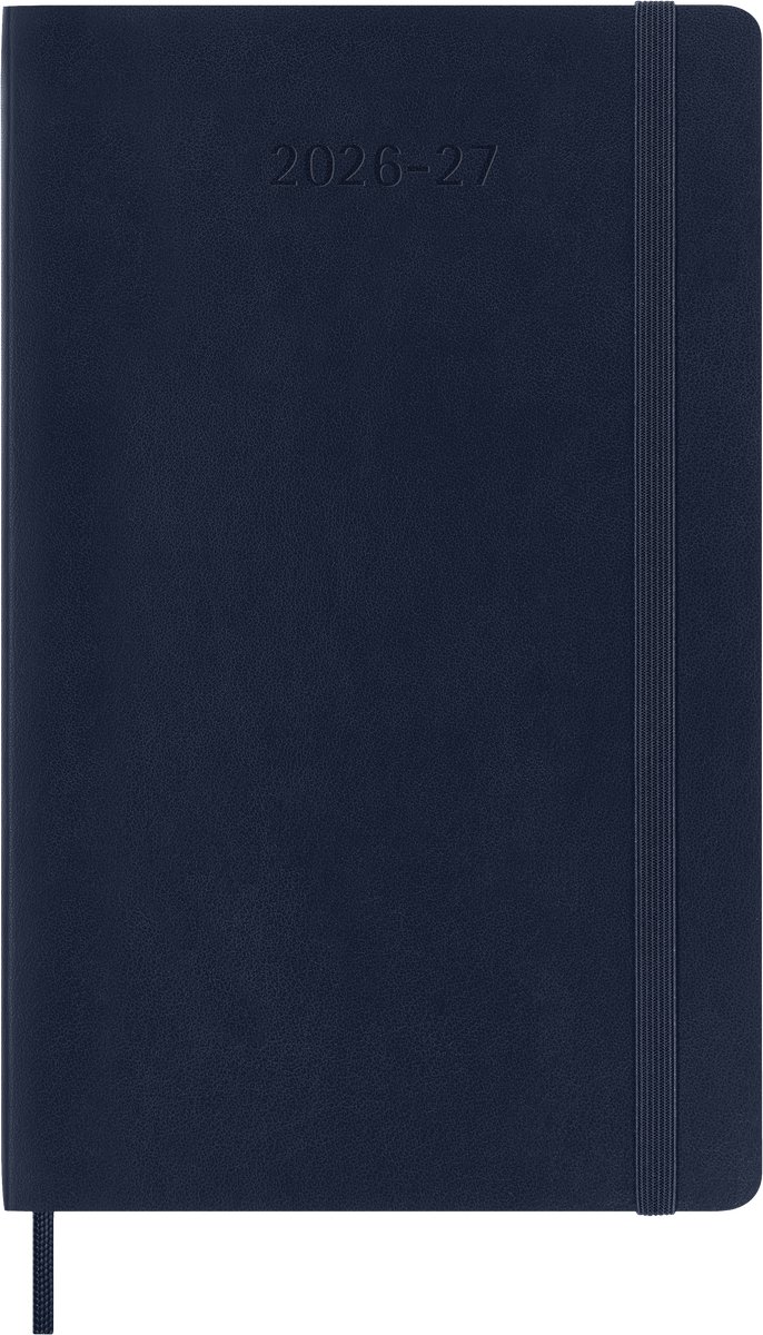 Moleskine 2026 18-Monats-Wochenkalender Groß Weicher Einband Saphirblau DSB2018WN3Y27 saphirblau