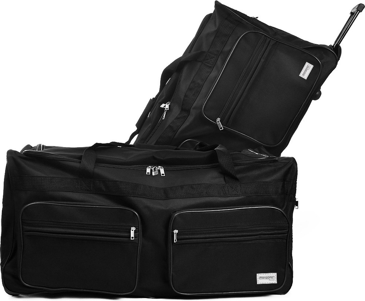 Torba podróżna XXL Czarna 160L Na Kółkach