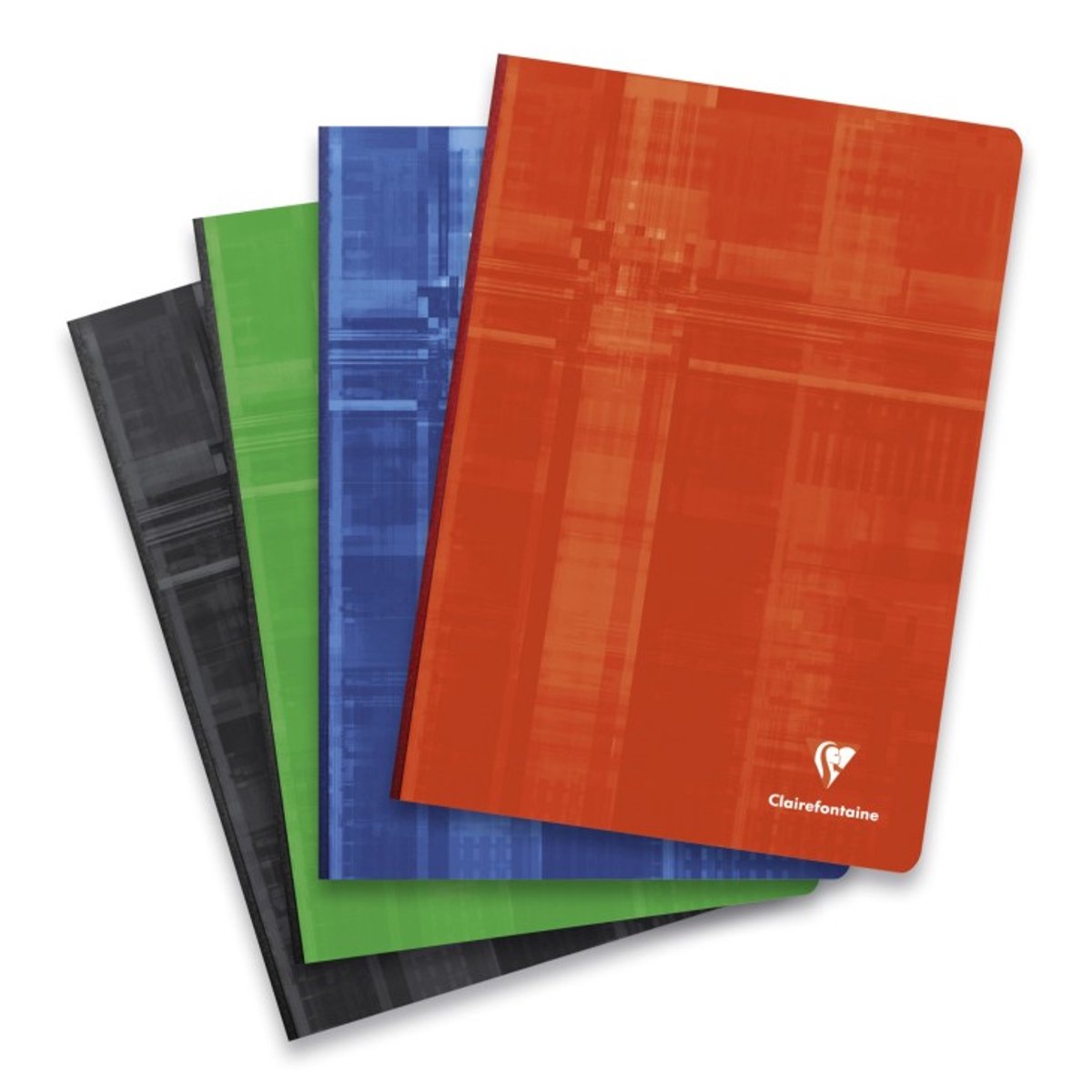 5 x Clairefontaine Kladde A4 96 Blatt liniert farbig sortiert
