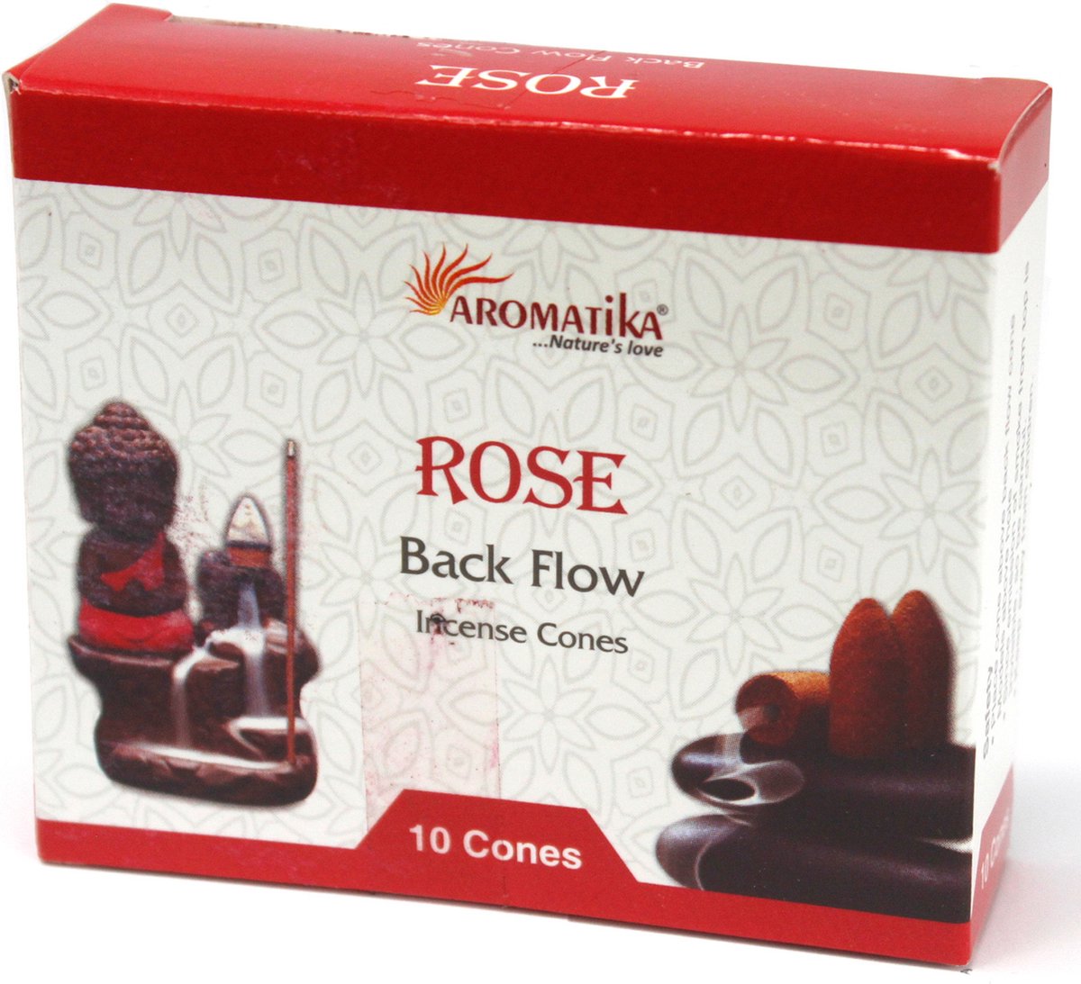 Rückfluss Räucherkegel Rose 10er Pack Aromatica