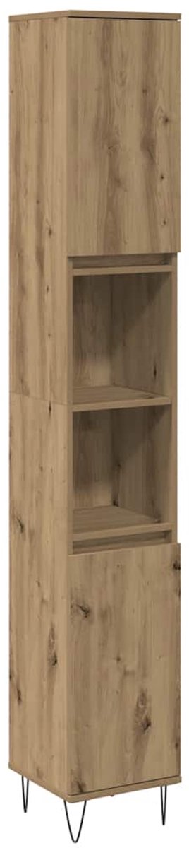 Vidaxl Badezimmerschrank, Artisan-Eiche, 30X30X190 Cm