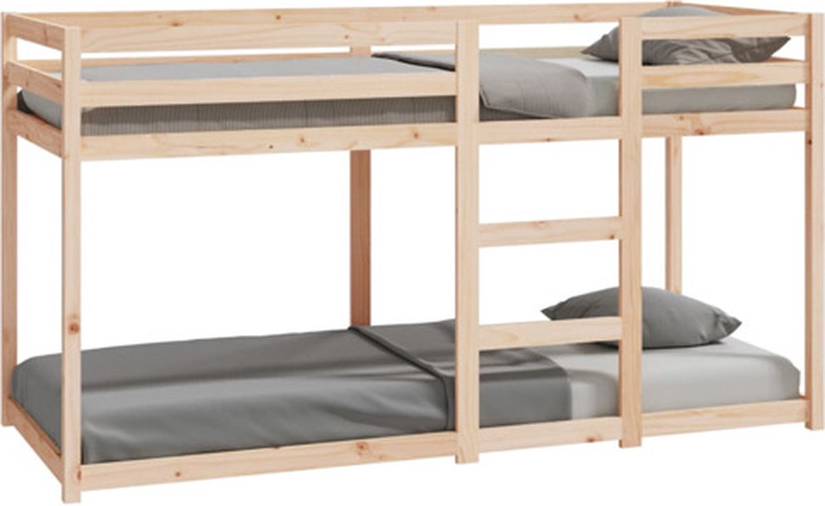 Vidaxl Etagenbett, 80X200 Cm, Massives Kiefernholz