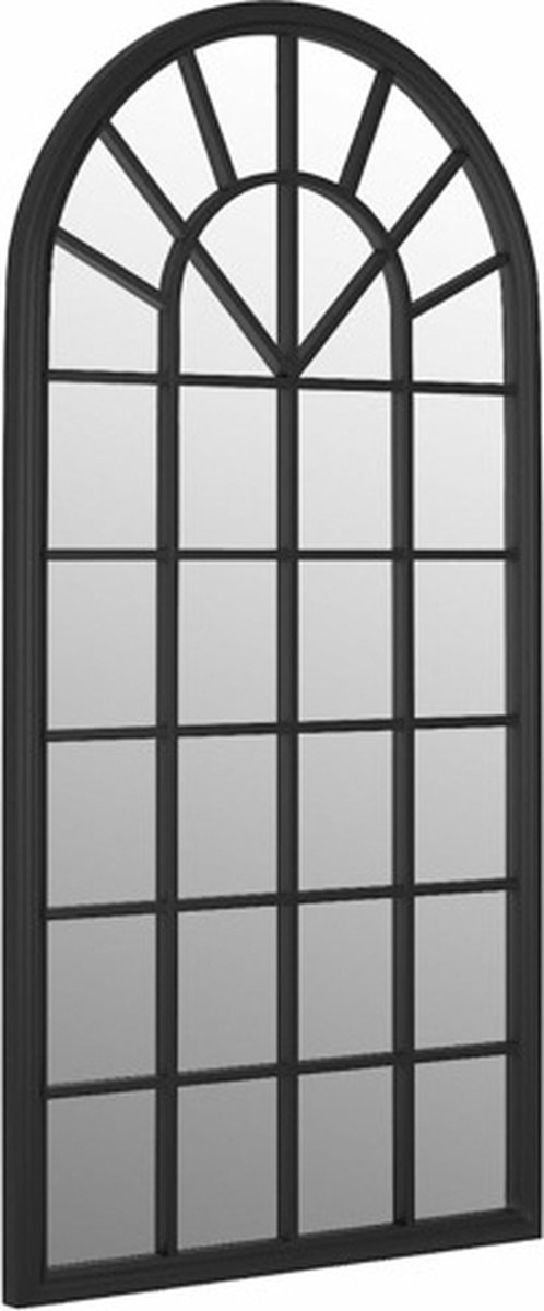 Vidaxl Gartenlaterne, Schwarz, 90x45 cm, Eisenrahmen