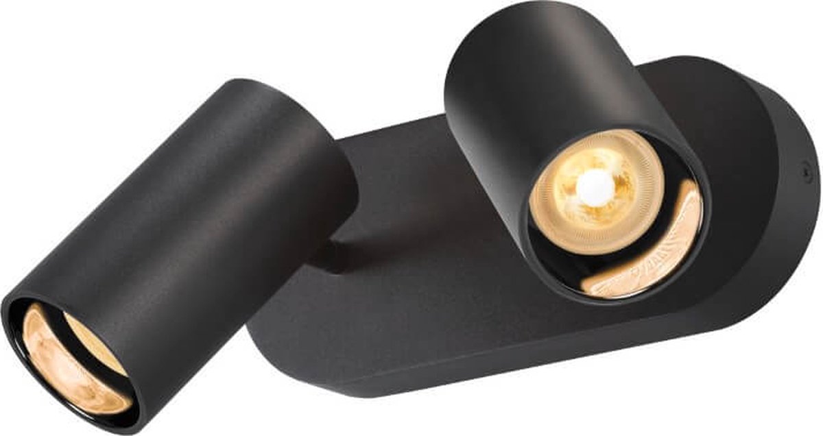 Asto Tube 2 Deckenleuchte Black - SLV - Wohnzimmer - Modern - Metall - Mit Abstand