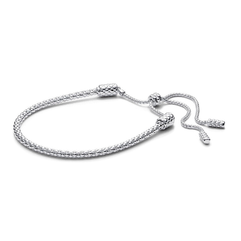 Pandora Armbänder Pandora Moments verschiebbares Nietenkettenarmband 593090C00