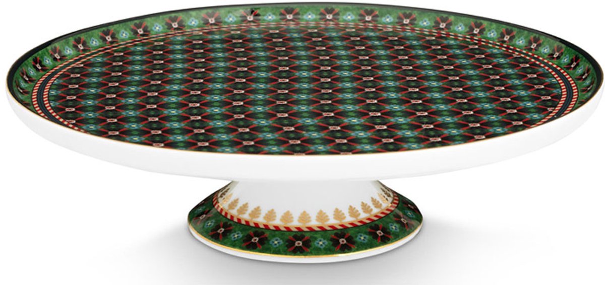 Pip Studio Tortenteller Klein Clover Grün 21cm - Offizieller Webshop