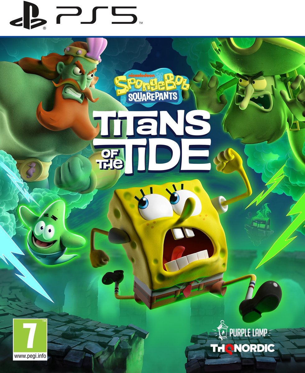 SpongeBob Schwammkopf : Die Gezeiten-Titanen - PS5 Spiel