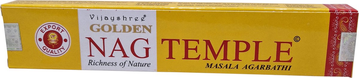 Räuchertempel 15g Golden Nag