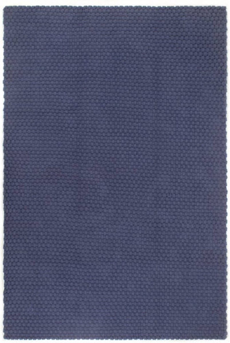 Vidaxl Rechteckiger Teppich, Marineblau, 180X250 Cm, Baumwolle
