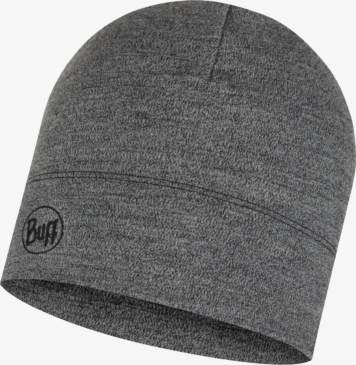 Buff Merino Midweight Hat Beanie, Unisex graue Mütze One size
