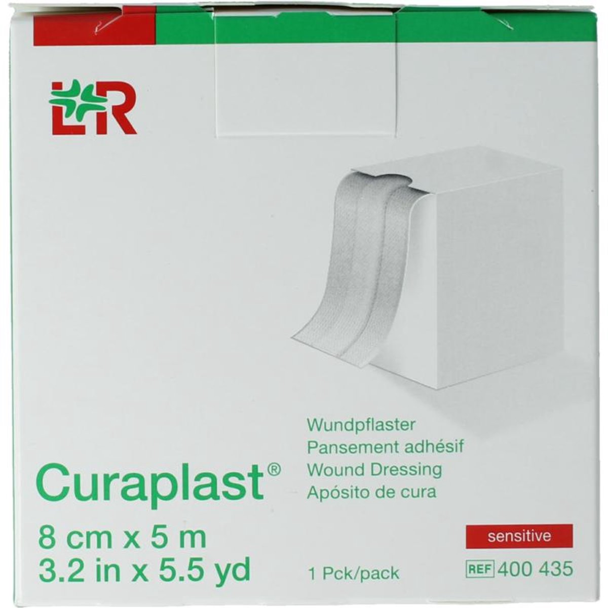 CURAPLAST Wundschnellverb.sensitiv 8 cmx5 m 1 St Pflaster