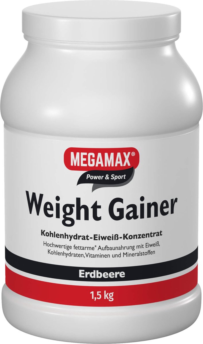 WEIGHT GAINER Megamax Erdbeere Pulver 1500 g Pulver