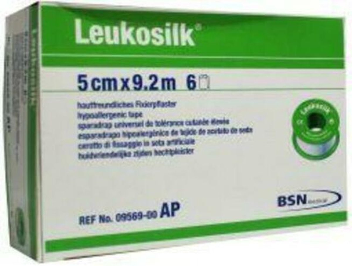 LEUKOSILK 5 cmx9,2 m 6 St Pflaster