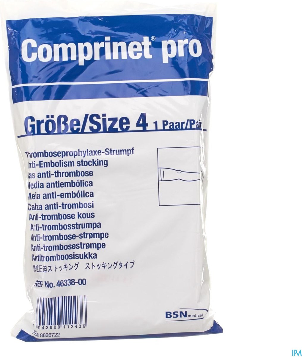 COMPRINET pro Strumpf oberschenk.lang Gr.4 weiß 2 St