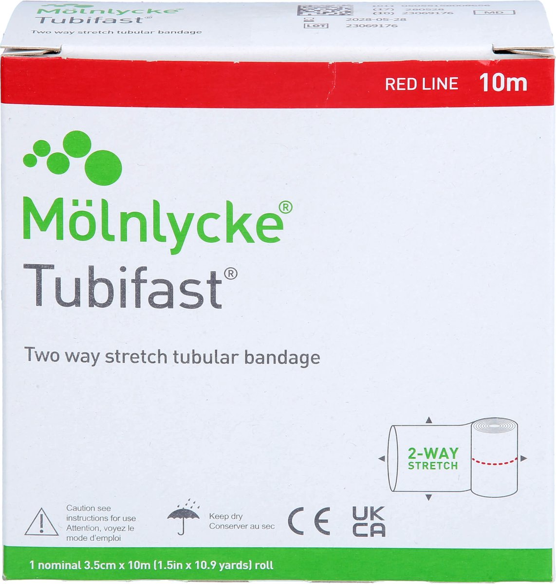 TUBIFAST 2-Way Stretch 3,5 cmx10 m rot 1 St Verband