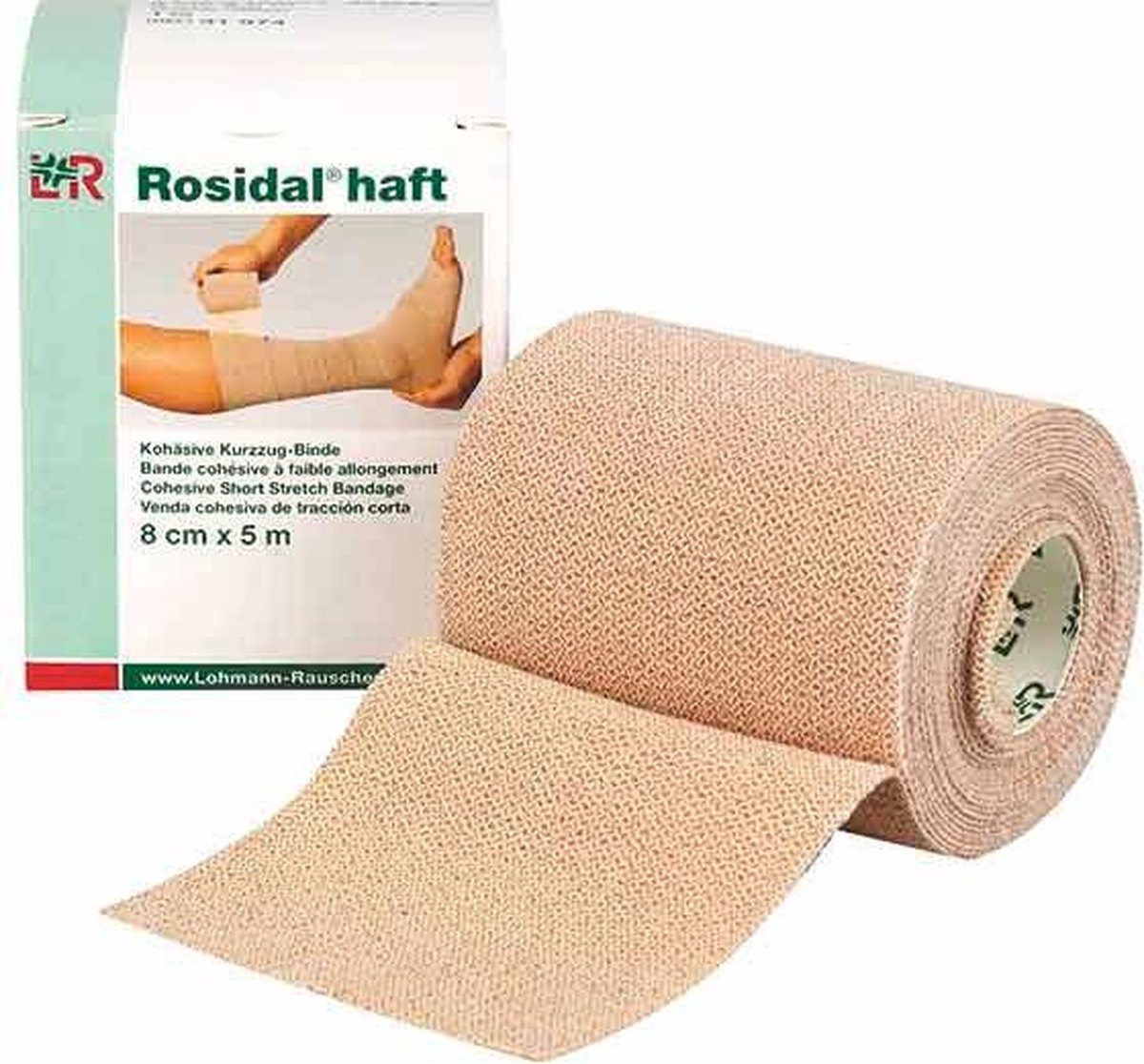 ROSIDAL haft Kompressionsbinde 8 cmx5 m 1 St Binden