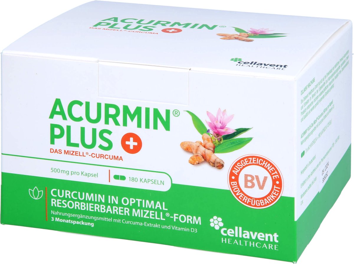 Acurmin Plus Das Mizell-curcuma Weichkapseln 180 St Weichkapseln