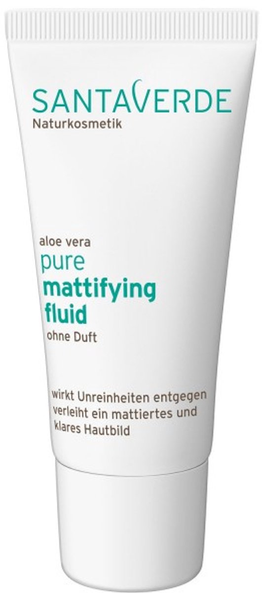 SANTA VERDE pure mattifying fluid aloe vera ohne Duft 30 ml Lotion