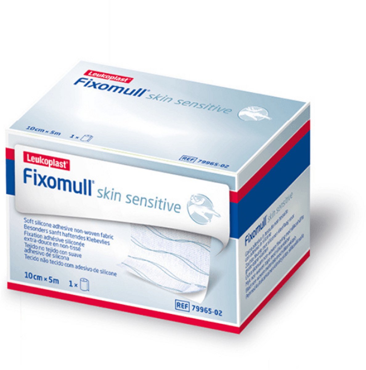 Fixomull skin sensitive 10 cm x 5 m 1 St Pflaster
