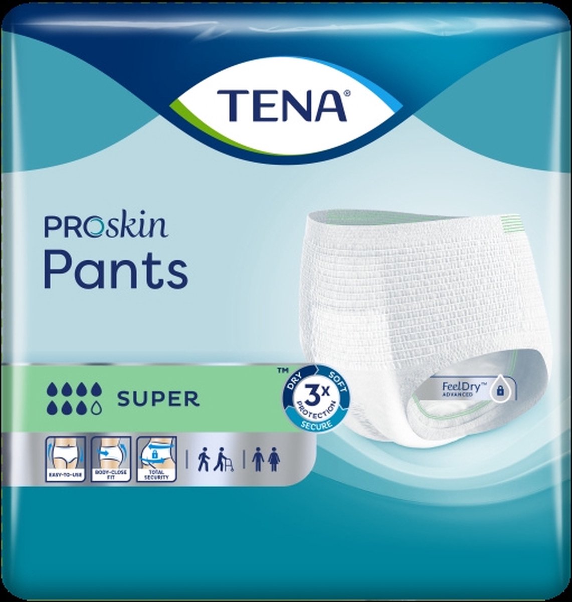 TENA PROskin Pants SUPER M 4X12 St