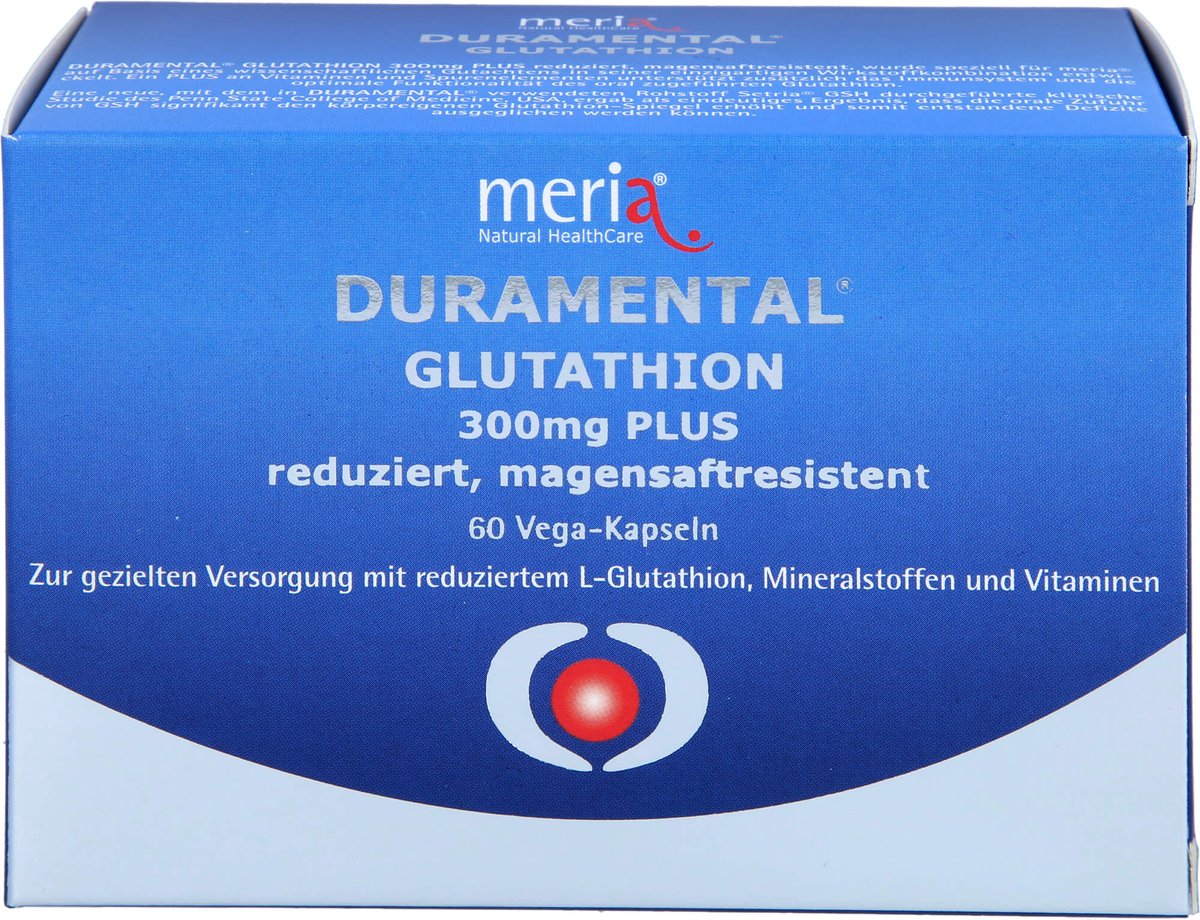 DURAMENTAL GLUTATHION 300mg PLUS 60 St Kapseln magensaftresistent